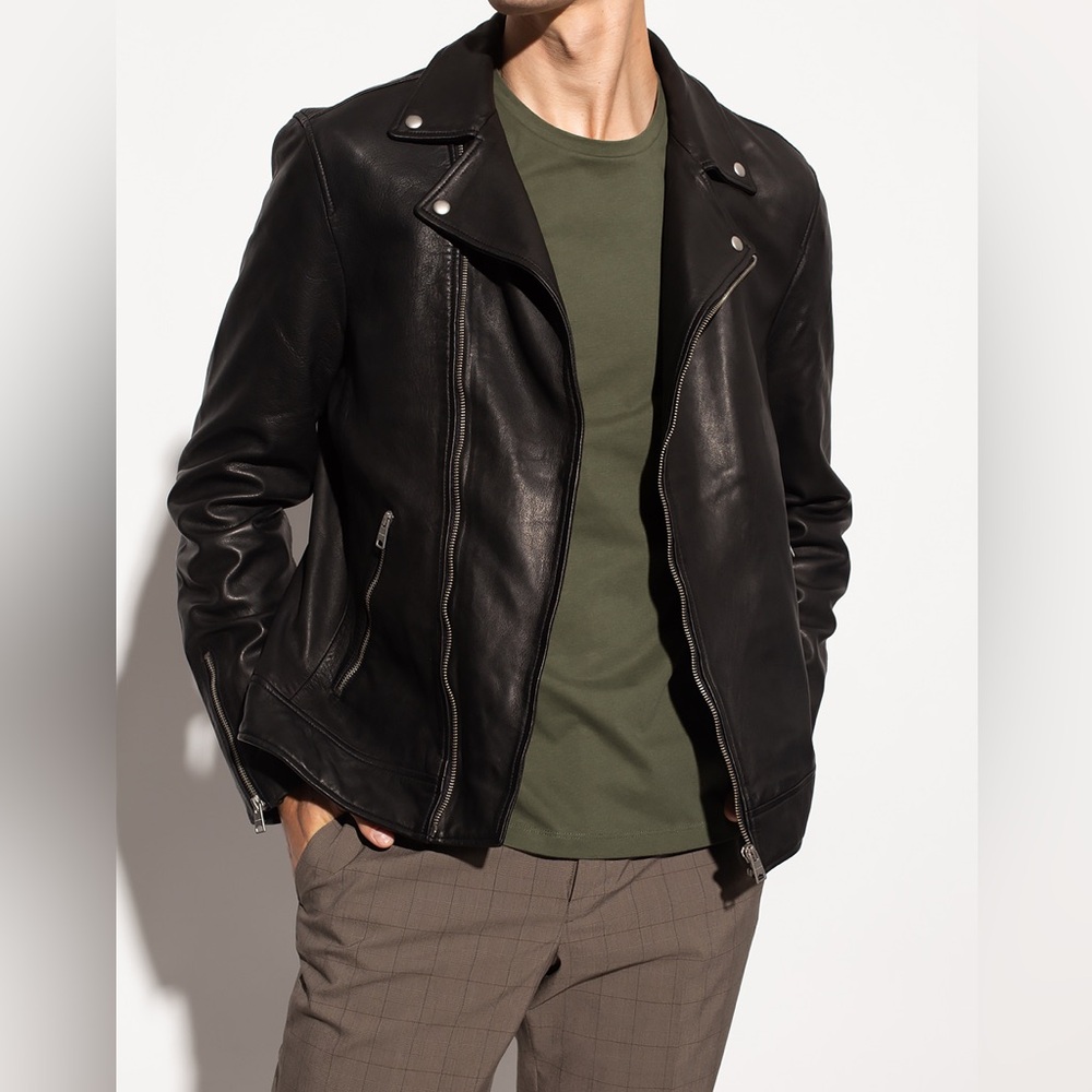 AllSaints 'tyson' Biker Jacket in Black for Men